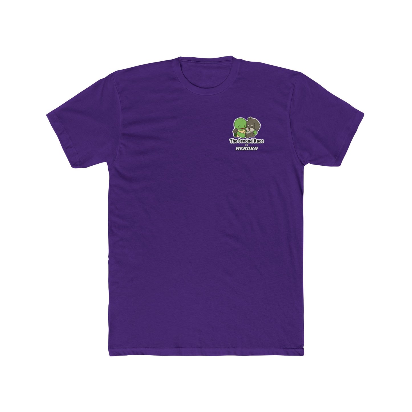 Adults Tee for "The Second Race" Book Turtle & Puppy