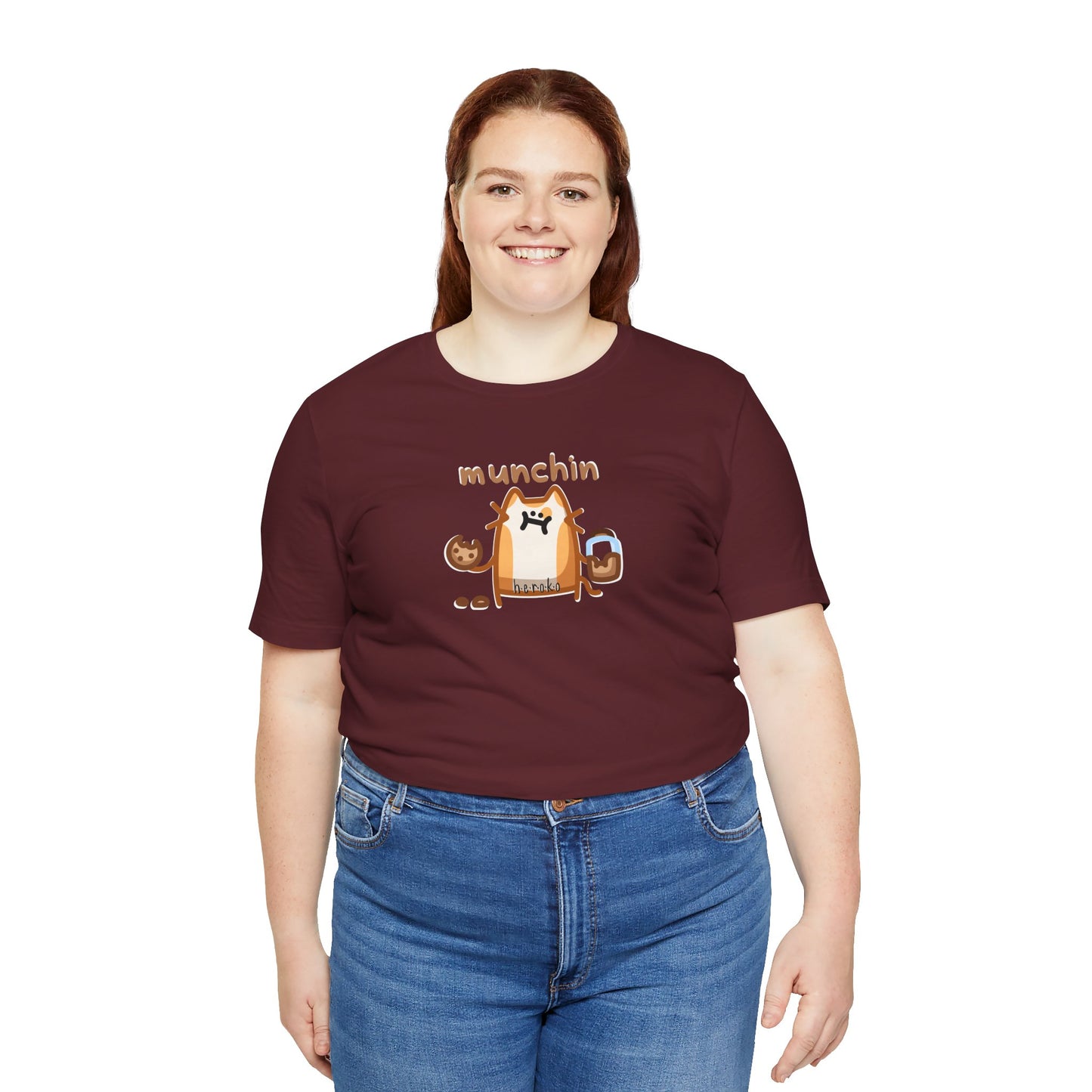 Adults CAT MUNCHIN' Retail Fit Cotton Tee