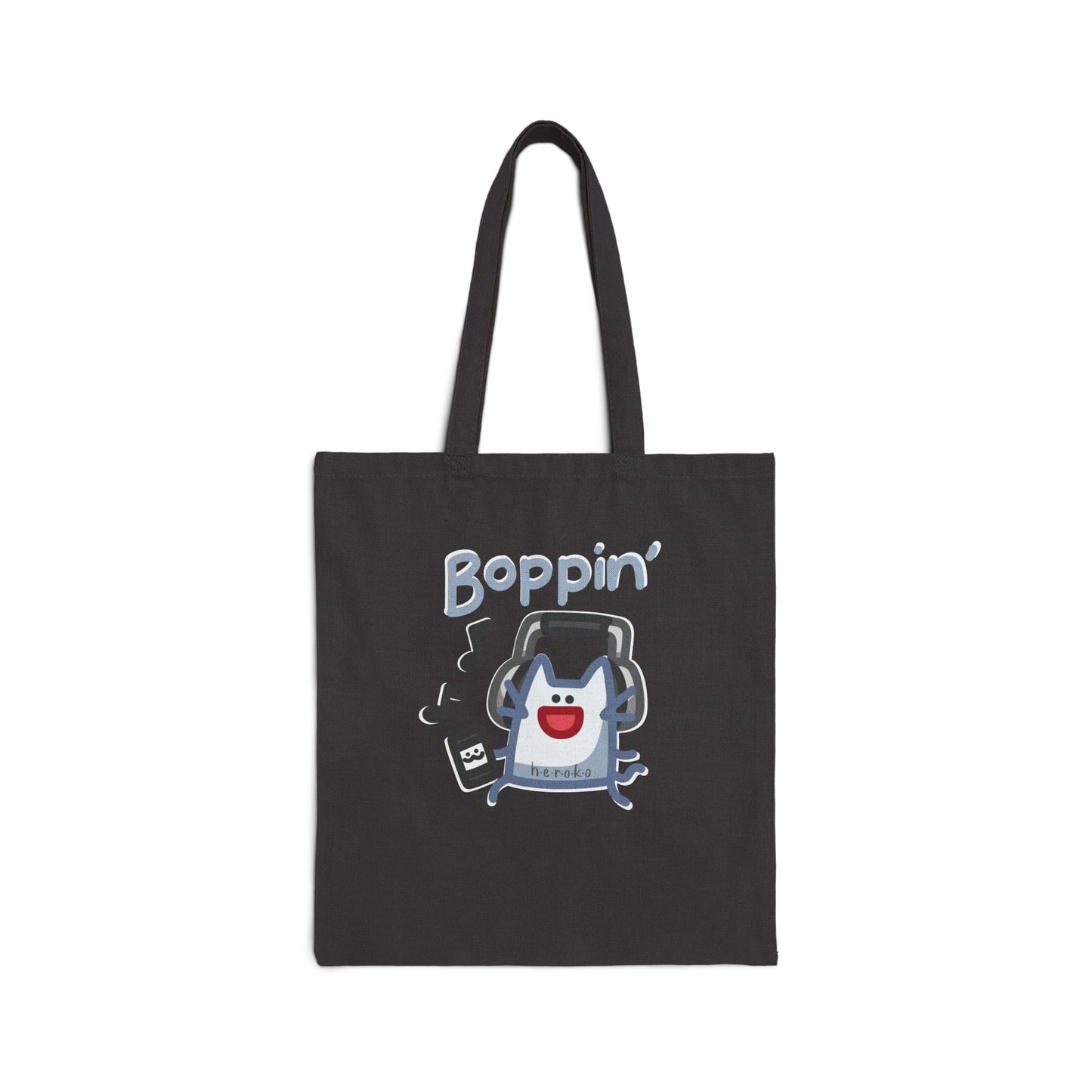 CATS BOPPIN' Cotton Canvas Tote Bag