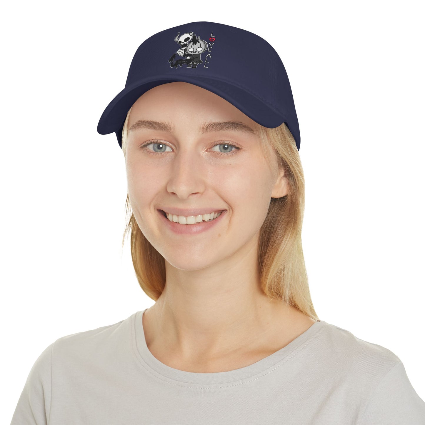 LOVE ALL SKELETON Low Profile Baseball Cap/Hat