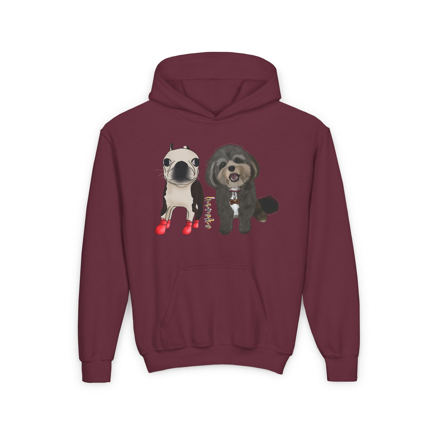 Youth TWO DOGS Hooded Sweatshirts