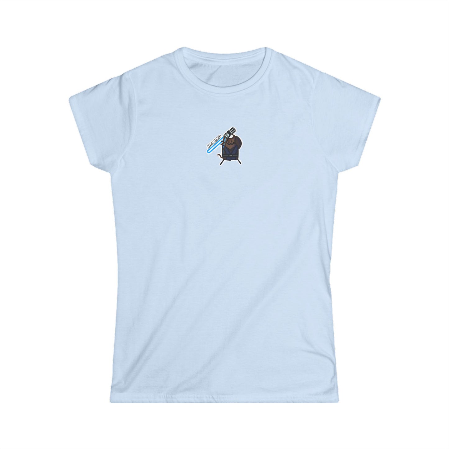 Slim Fit Tee - Jedi Cat Design