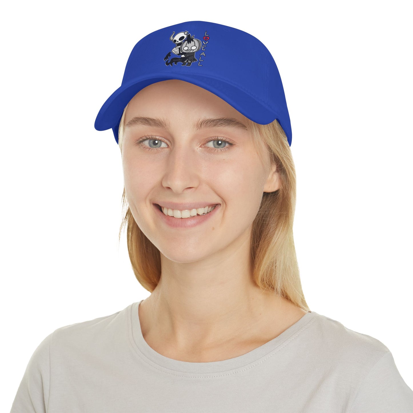 LOVE ALL SKELETON Low Profile Baseball Cap/Hat