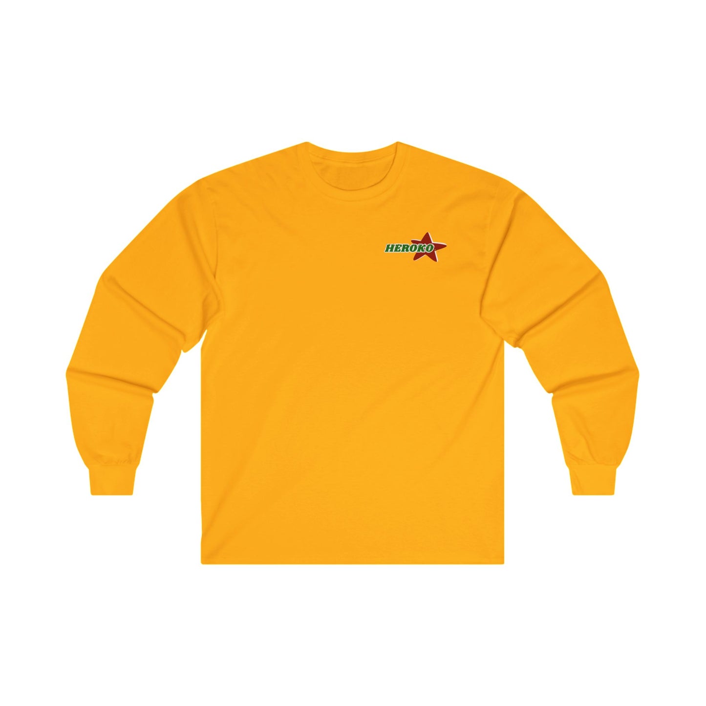 Adults HEROKO CHRISTMAS STAR Long Sleeve Tee (Runs Small for Men)