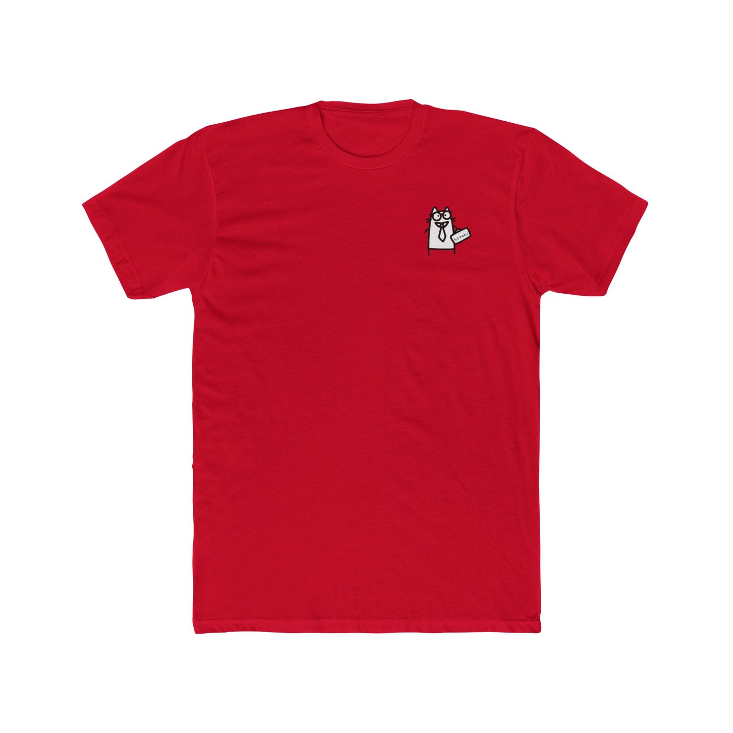 Adults CAT IN BUSINESS Classic Fit Cotton Tee
