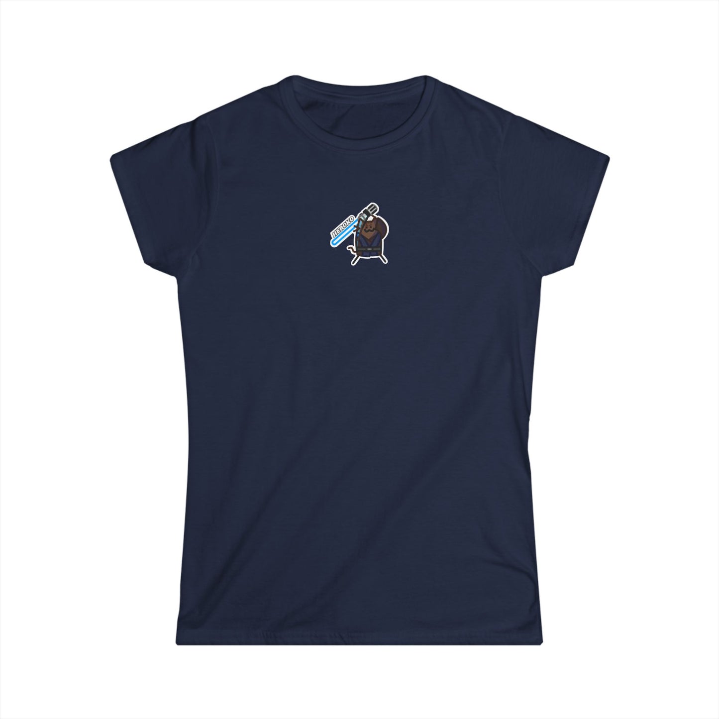 Slim Fit Tee - Jedi Cat Design