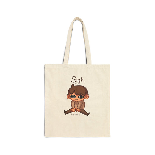 SIGH Cotton Canvas Tote Bag