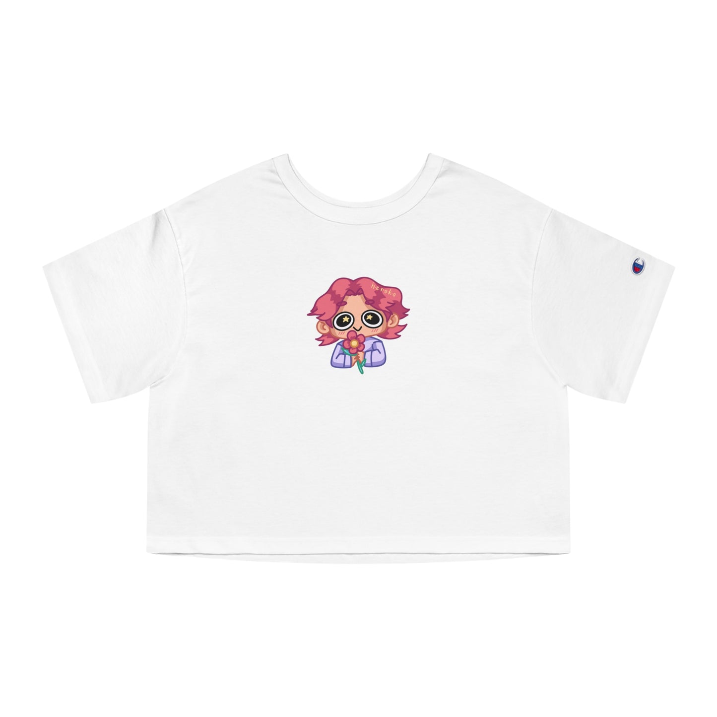 Women's Champion A FLOWER GIRL Cropped T-Shirt