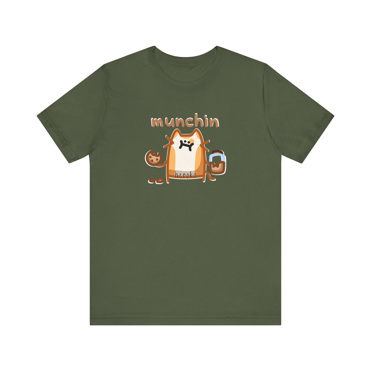 Adults BIG CAT MUNCHIN' Retail Fit Cotton Tee