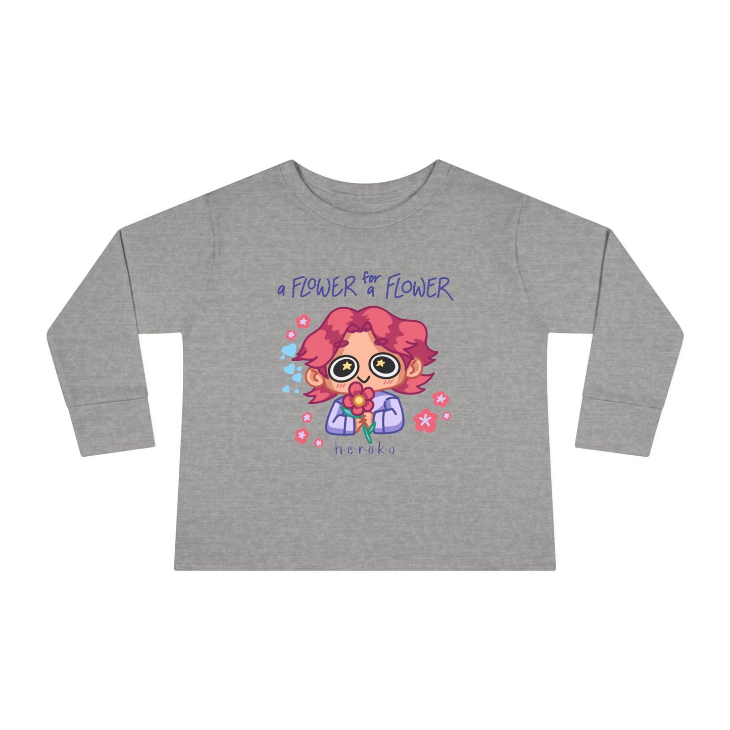 Toddler's FLOWER GIRL Long Sleeve Tee