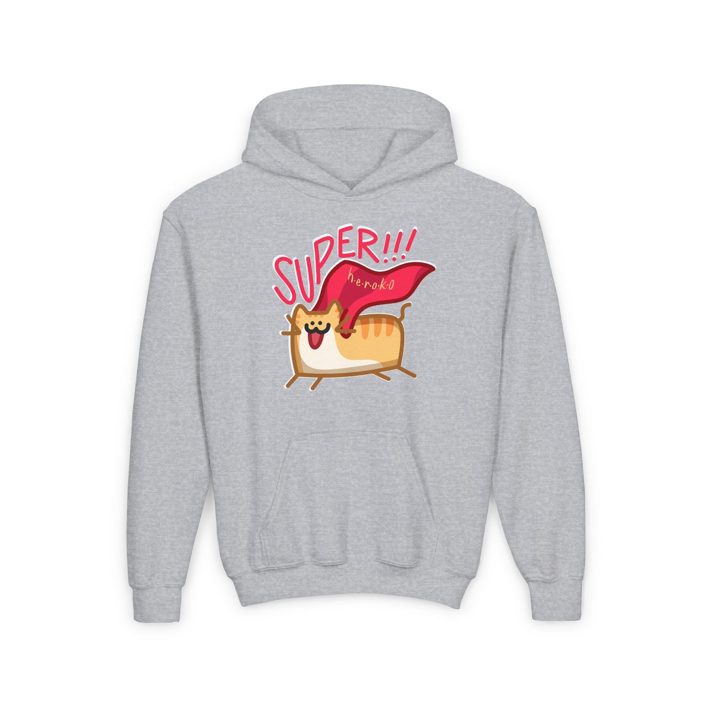 Youth SUPER CAT Hooded Sweatshirts