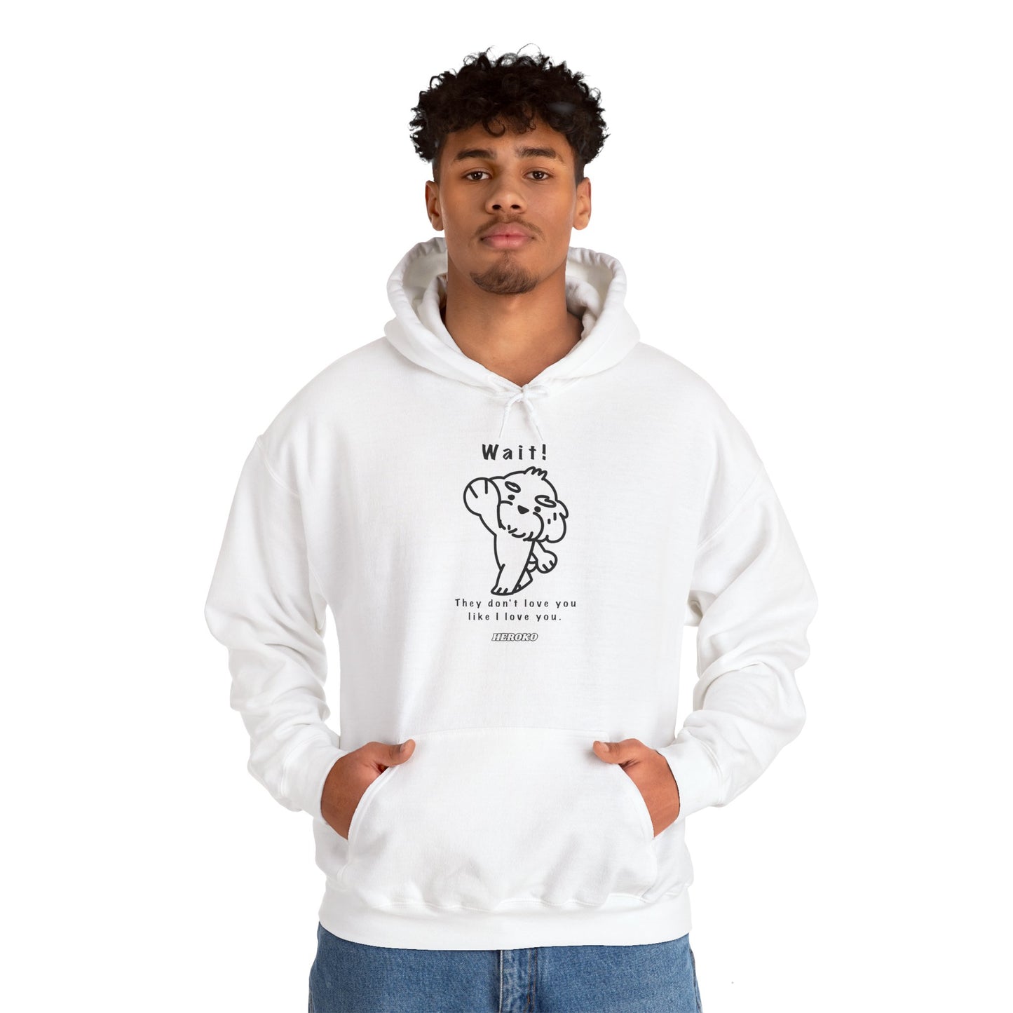 Adults WAIT! DOG MEME Hoodie