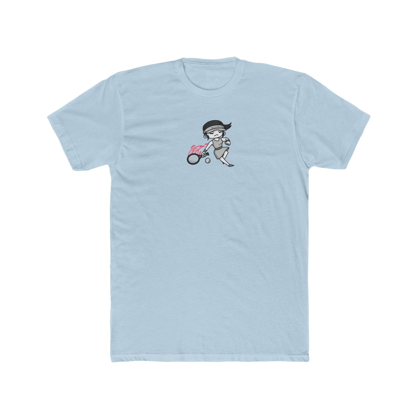 Adults GIRL TENNIS Cotton Crew Tee