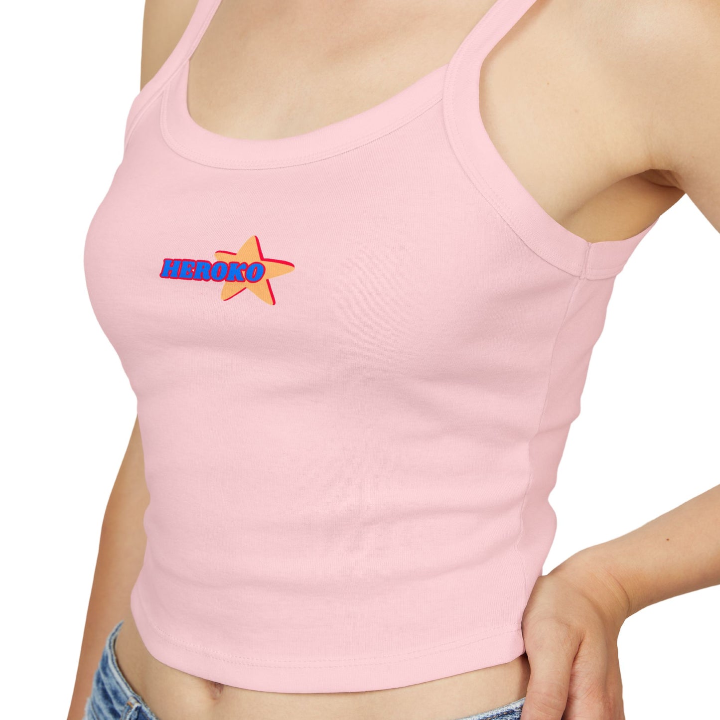 Heroko Retro Star Women's Spaghetti Strap Tank Top - Perfect for Summer Outfits