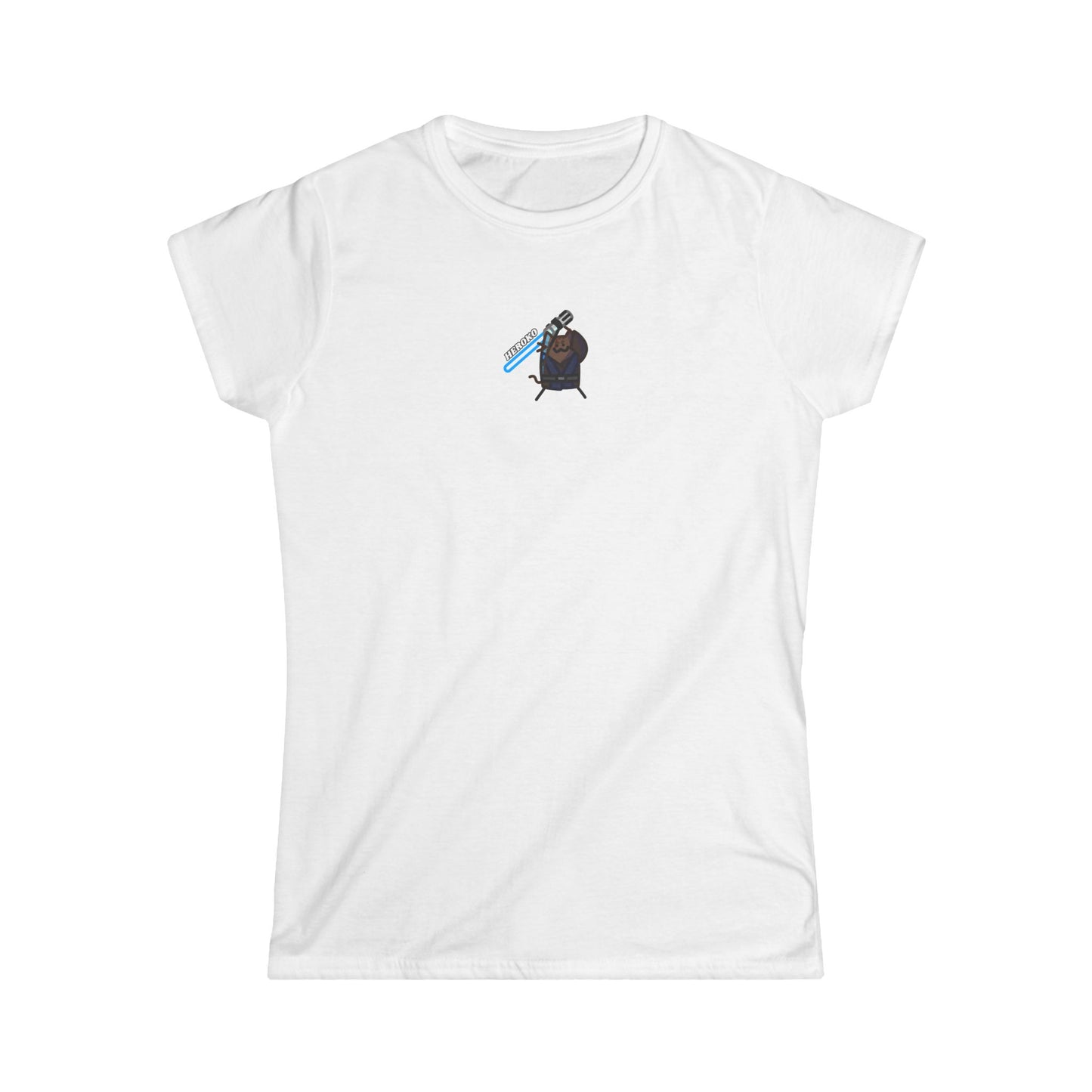 Slim Fit Tee - Jedi Cat Design