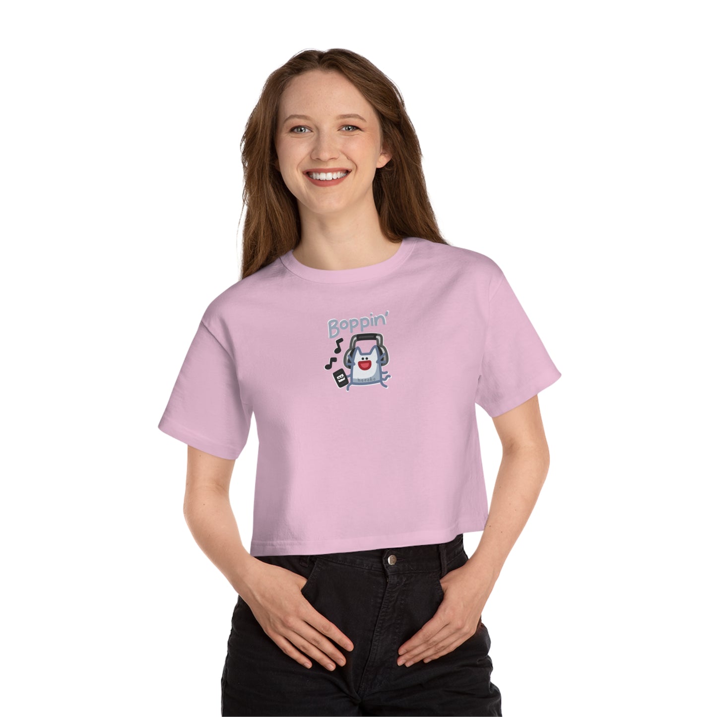 Women's Champion CATS BOPPIN' Cropped T-Shirt