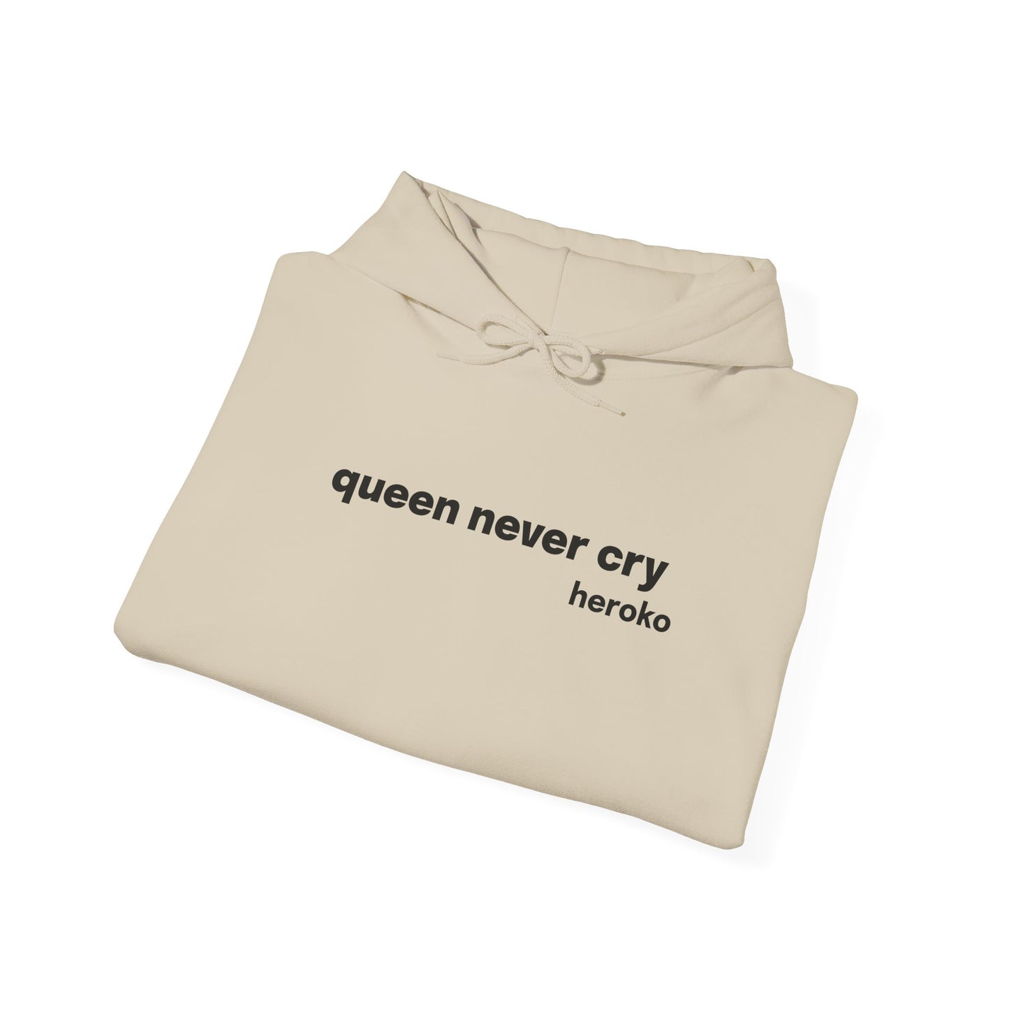 Adults QUEEN NEVER CRY MEME Hoodie