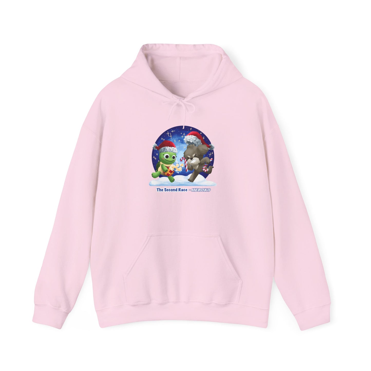 'The Second Race' Snow Globe Adults Hoodie — Holiday Book Lover Sweatshirt