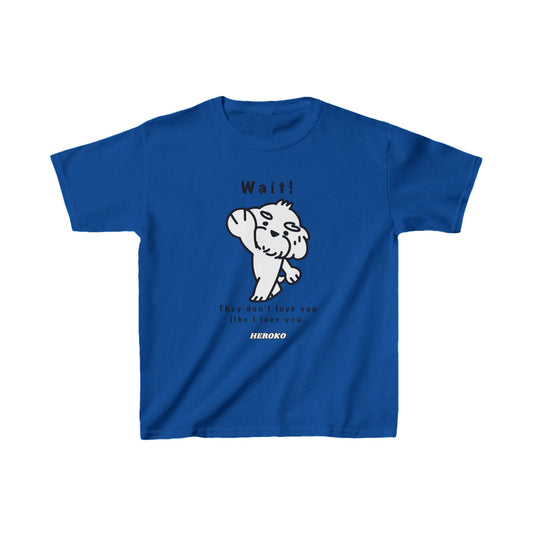 Kids WAIT! DOG MEME Cotton™ Tee