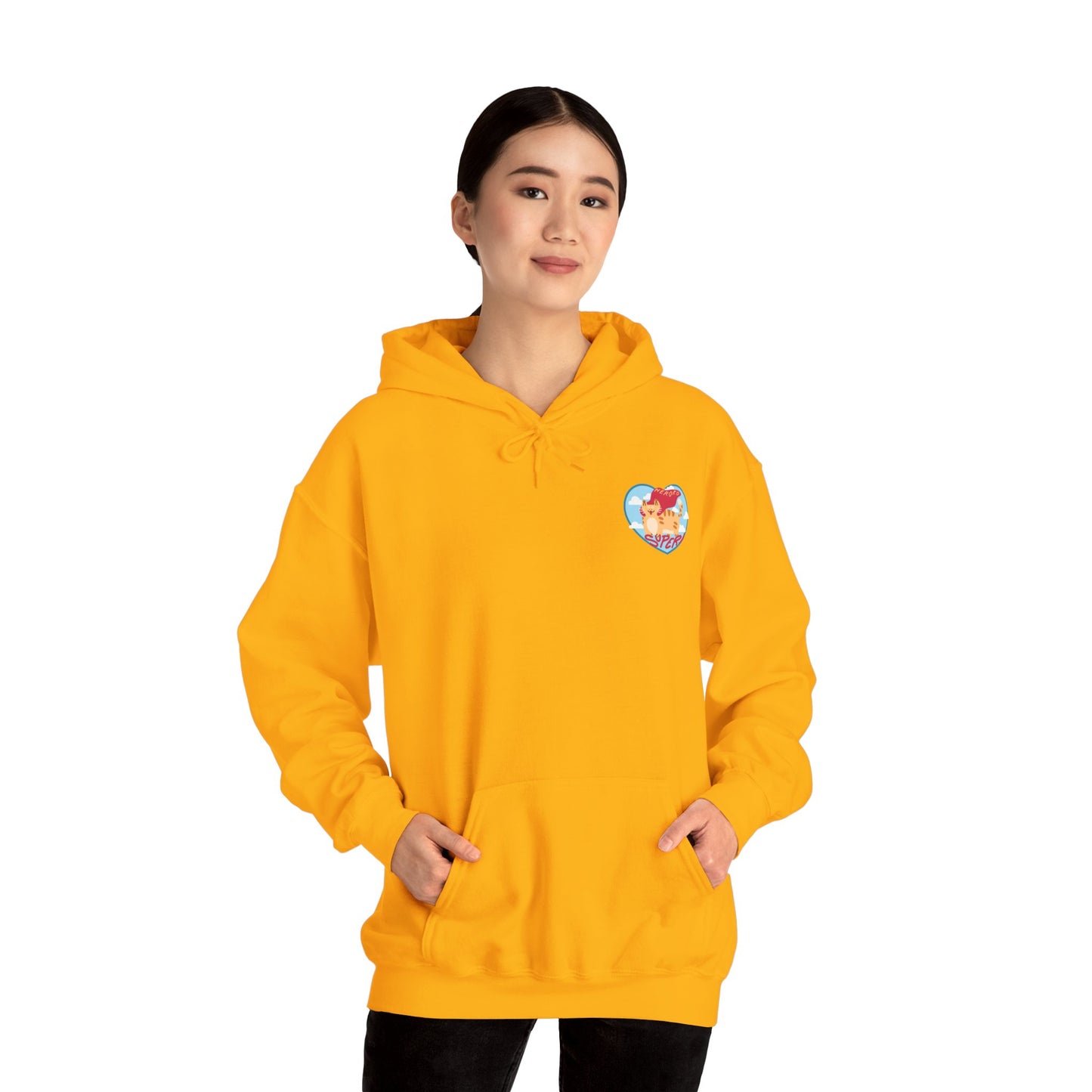 Adults SUPER CAT HEART Hoodie