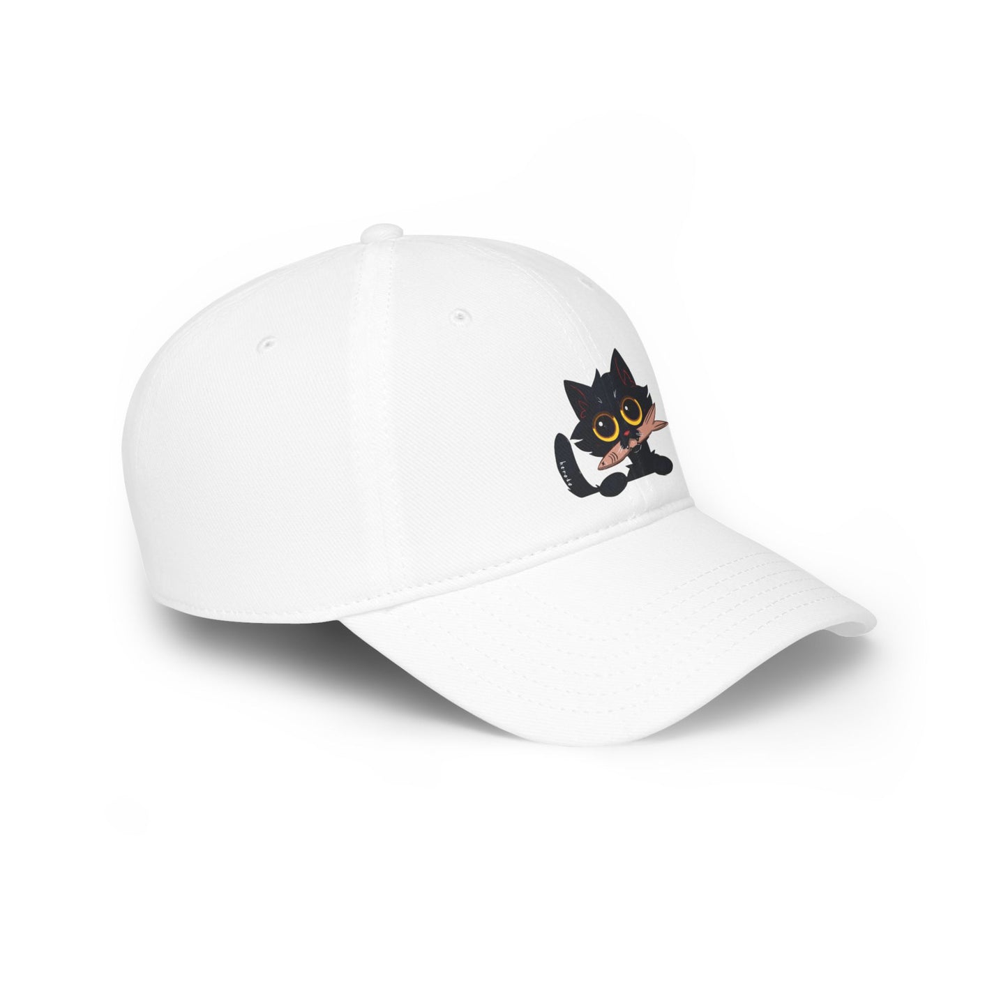 BLACK CAT Low Profile Baseball Cap/Hat