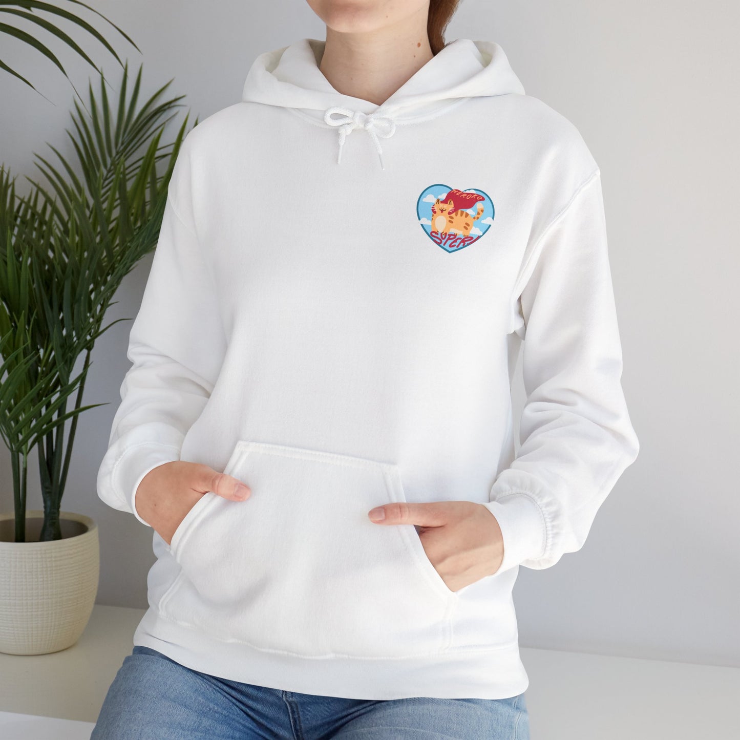 Adults SUPER CAT HEART Hoodie