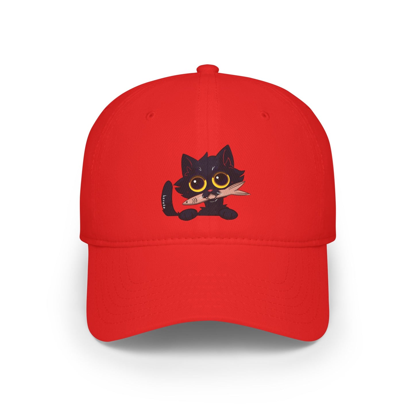 BLACK CAT Low Profile Baseball Cap/Hat