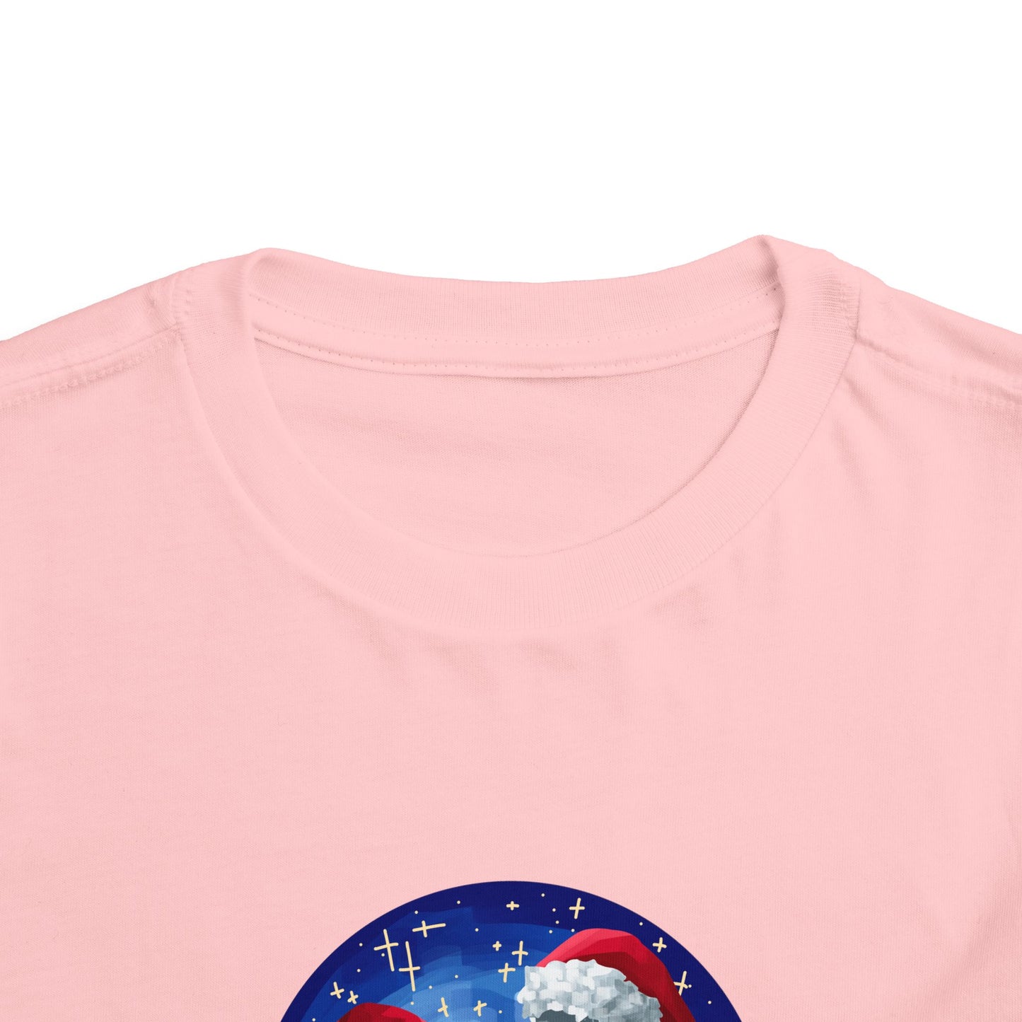 Toddler Tee - Cute Christmas Turtle & Puppy in a Snow Globe Holiday Design