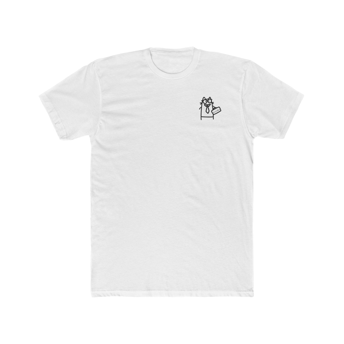 Adults CAT IN BUSINESS Classic Fit Cotton Tee