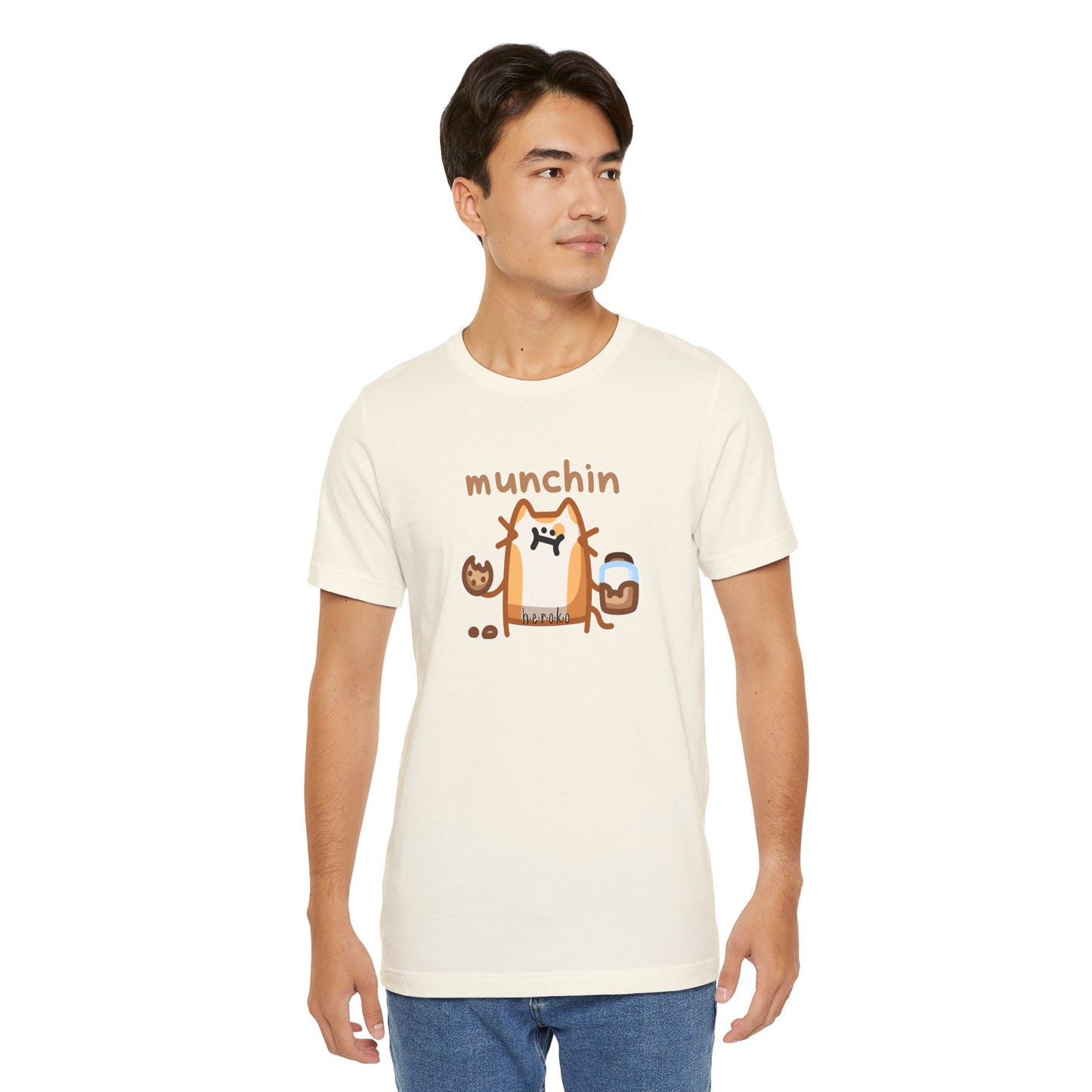 Adults BIG CAT MUNCHIN' Retail Fit Cotton Tee