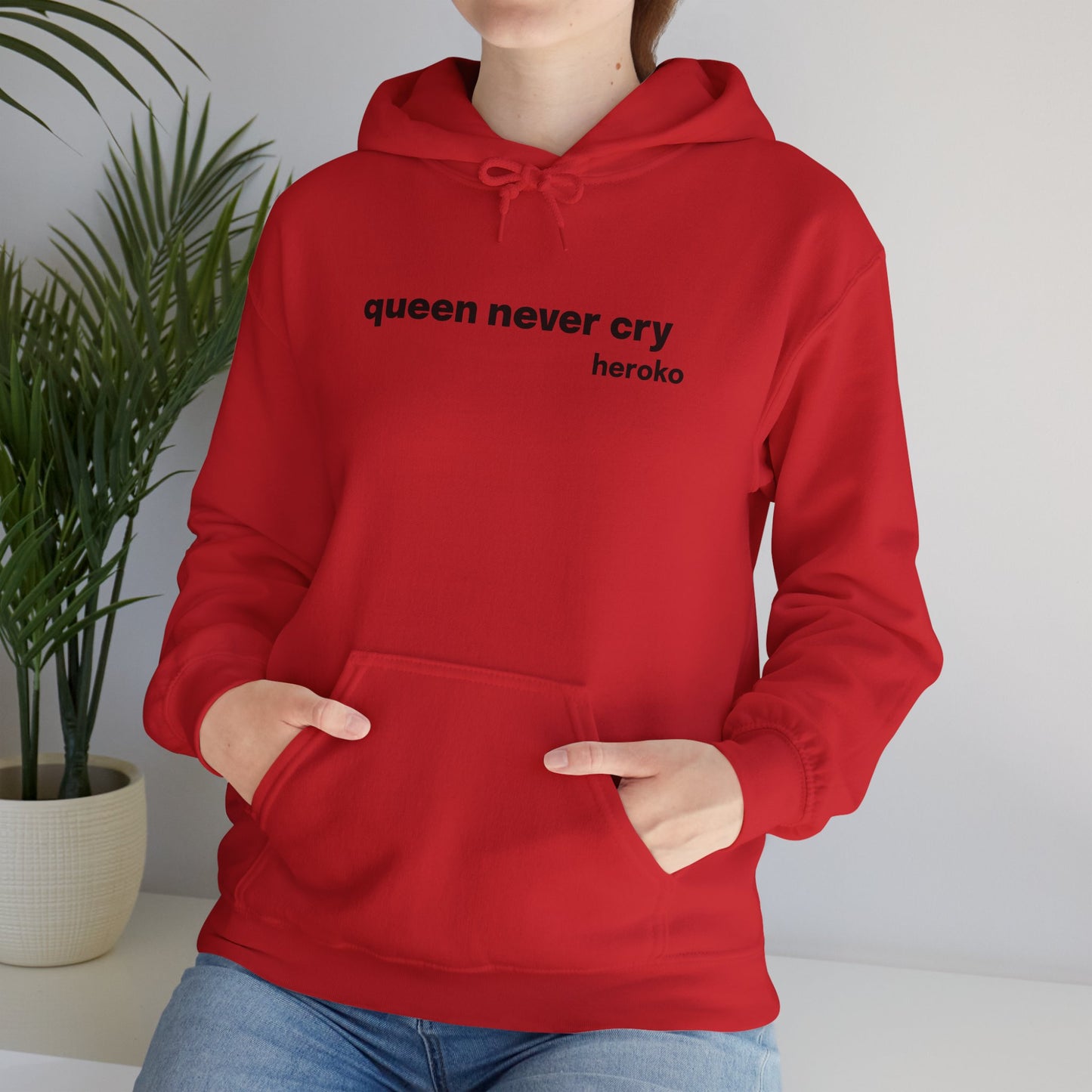 Adults QUEEN NEVER CRY MEME Hoodie