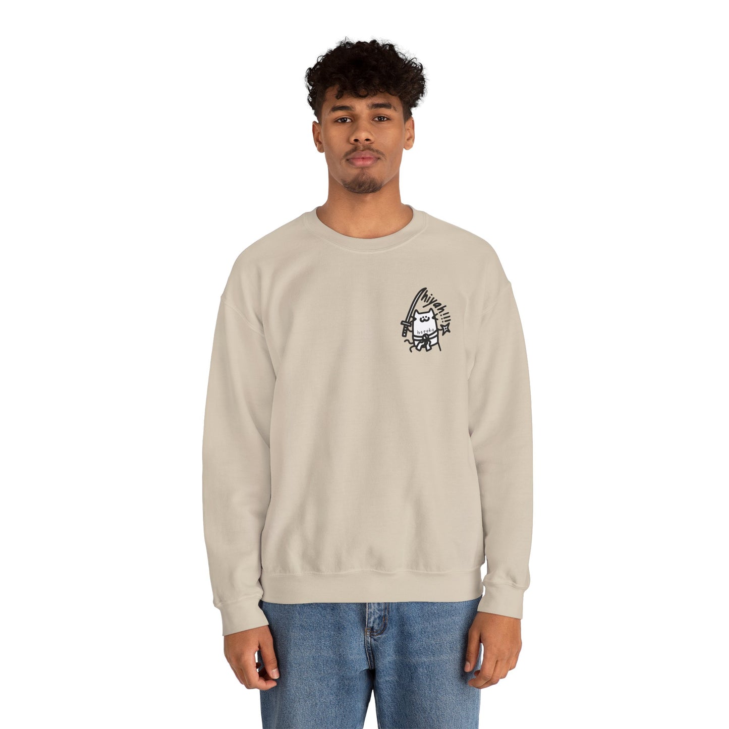 Adults KATANA CAT Crewneck Sweatshirt