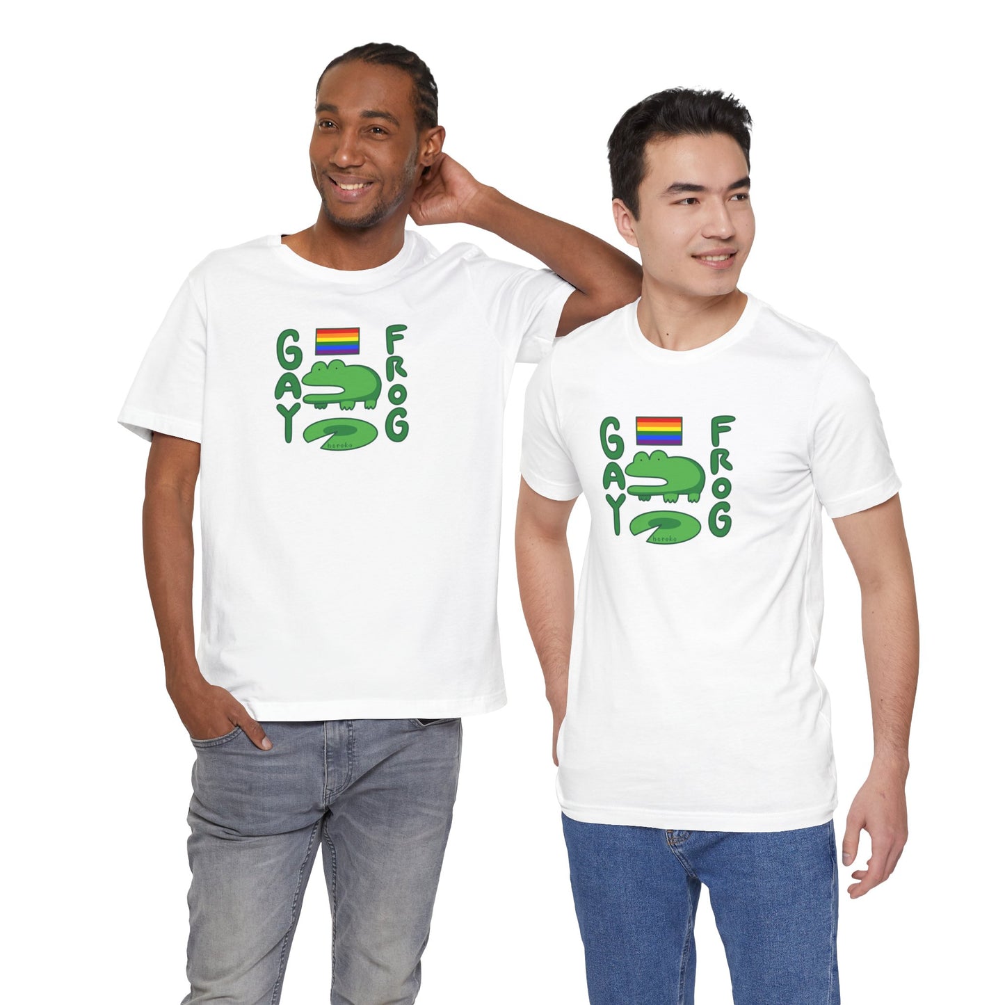 Adults LGBT FROG MEME Retail Fit Cotton Tee