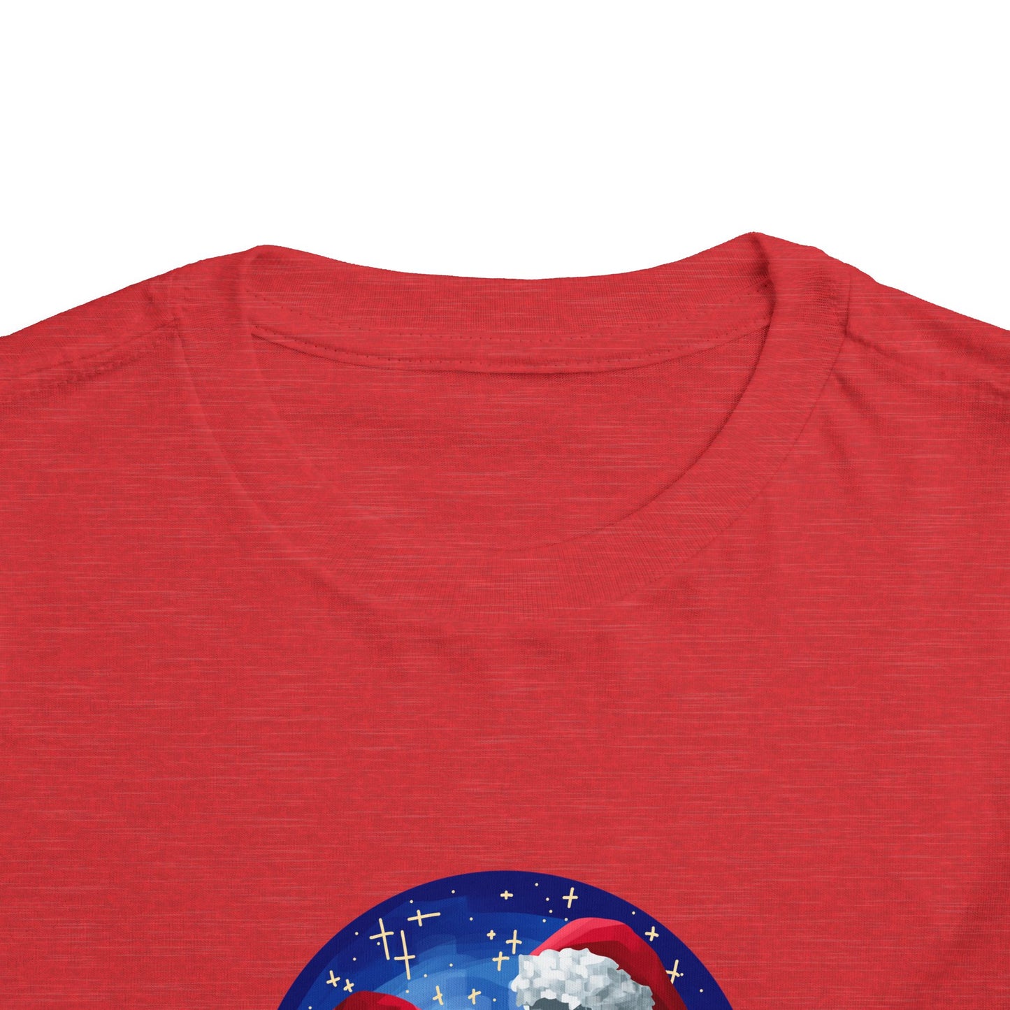 Toddler Tee - Cute Christmas Turtle & Puppy in a Snow Globe Holiday Design