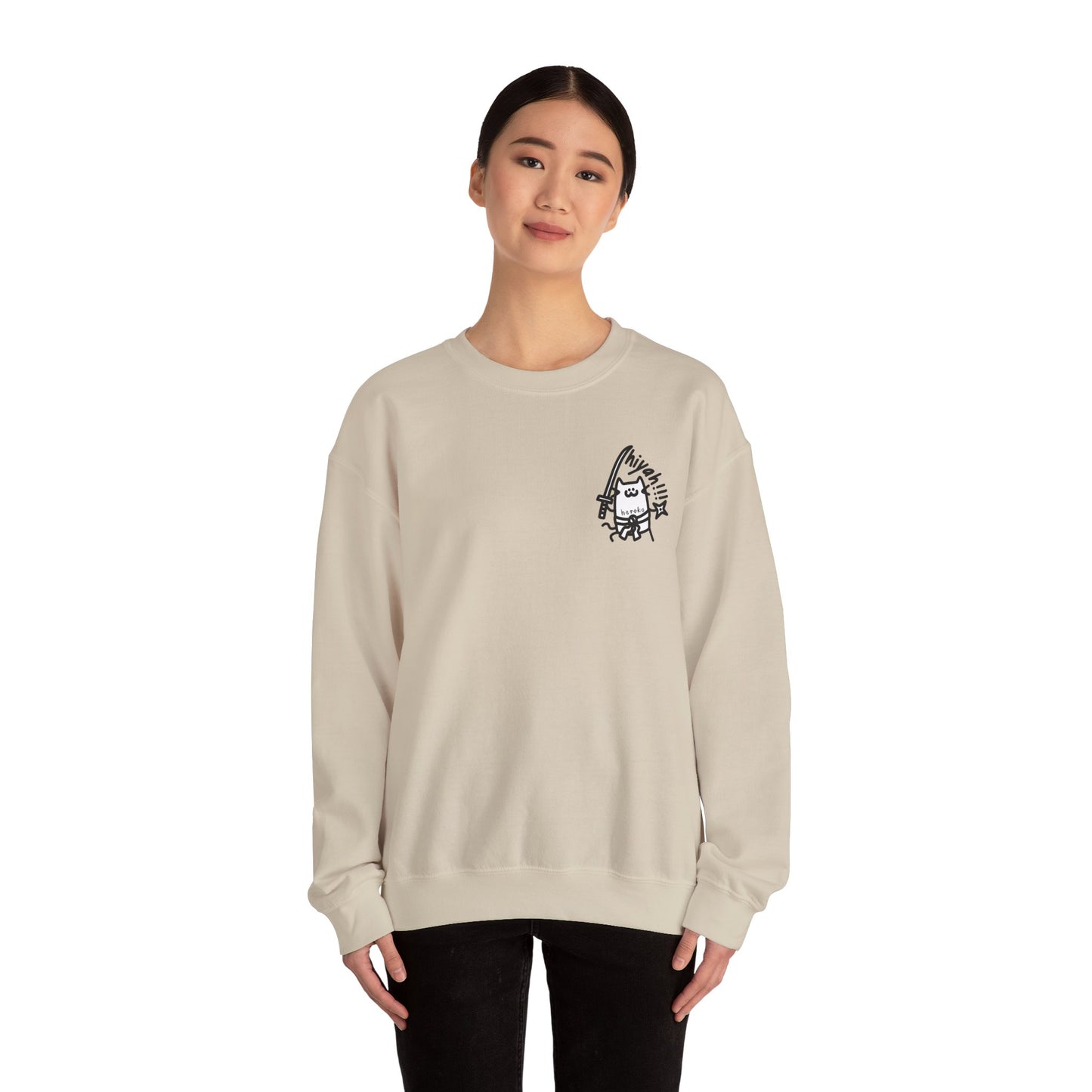 Adults KATANA CAT Crewneck Sweatshirt