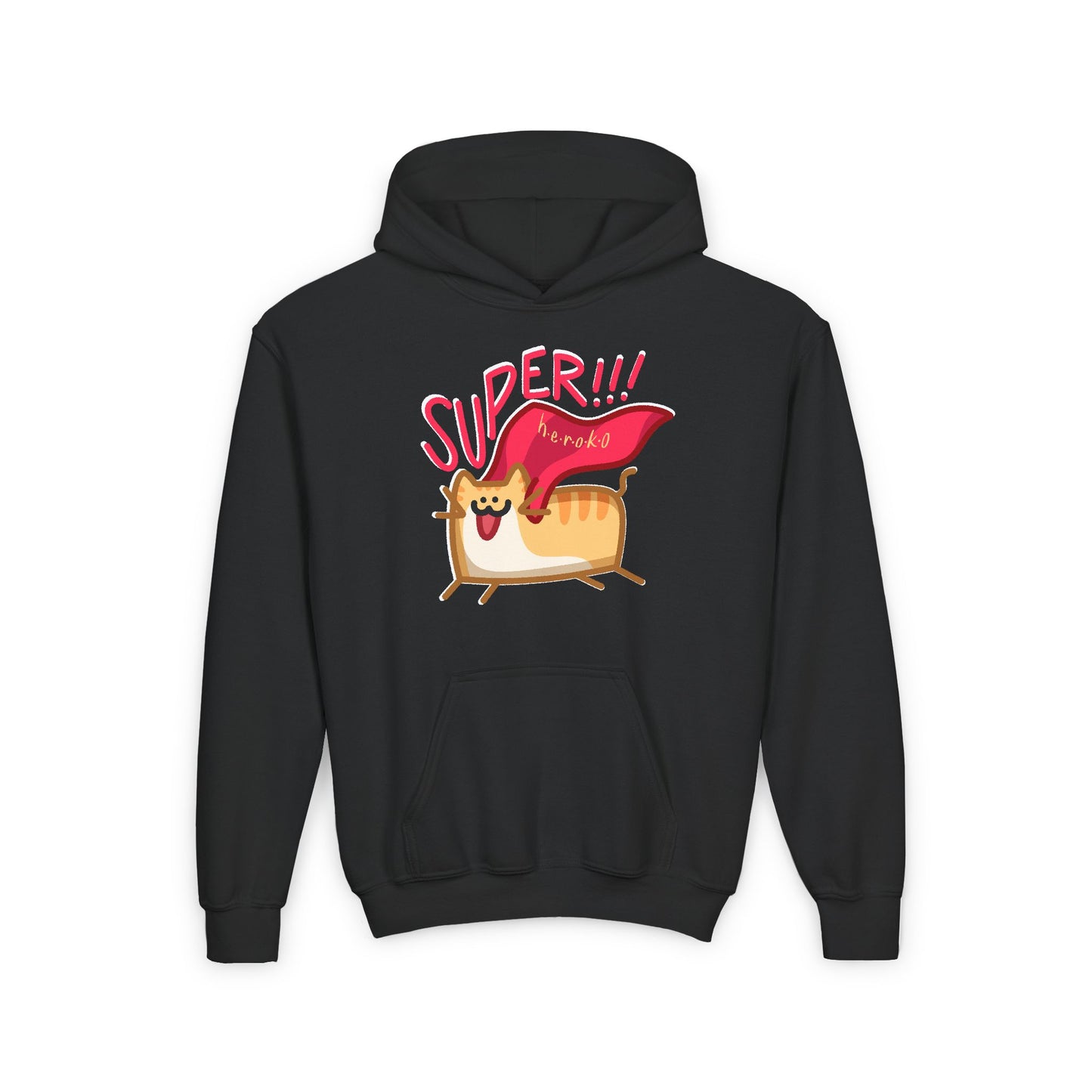 Youth SUPER CAT Hooded Sweatshirts