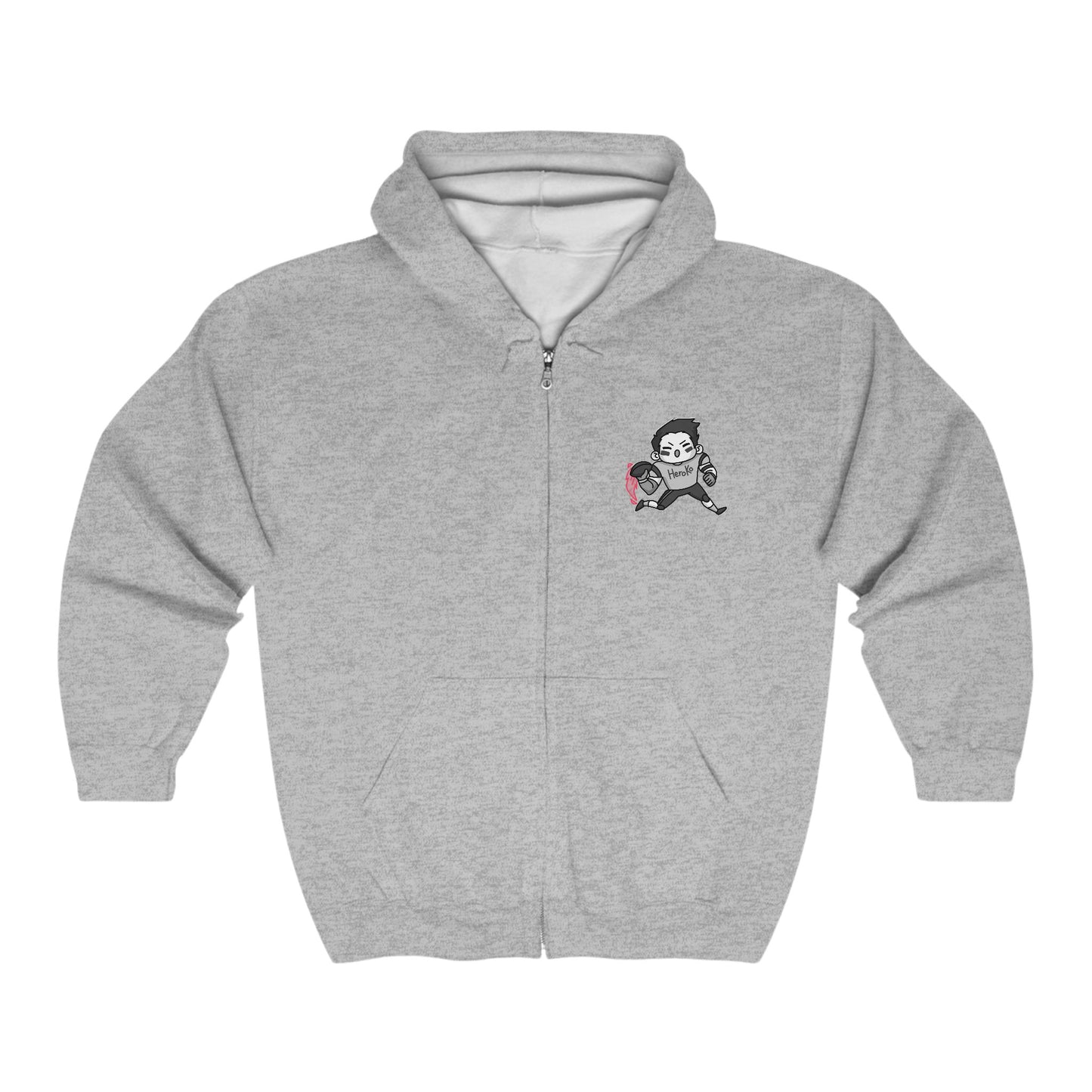 Adults BOYS LOVE FOOTBALL Full Zip Hoodies