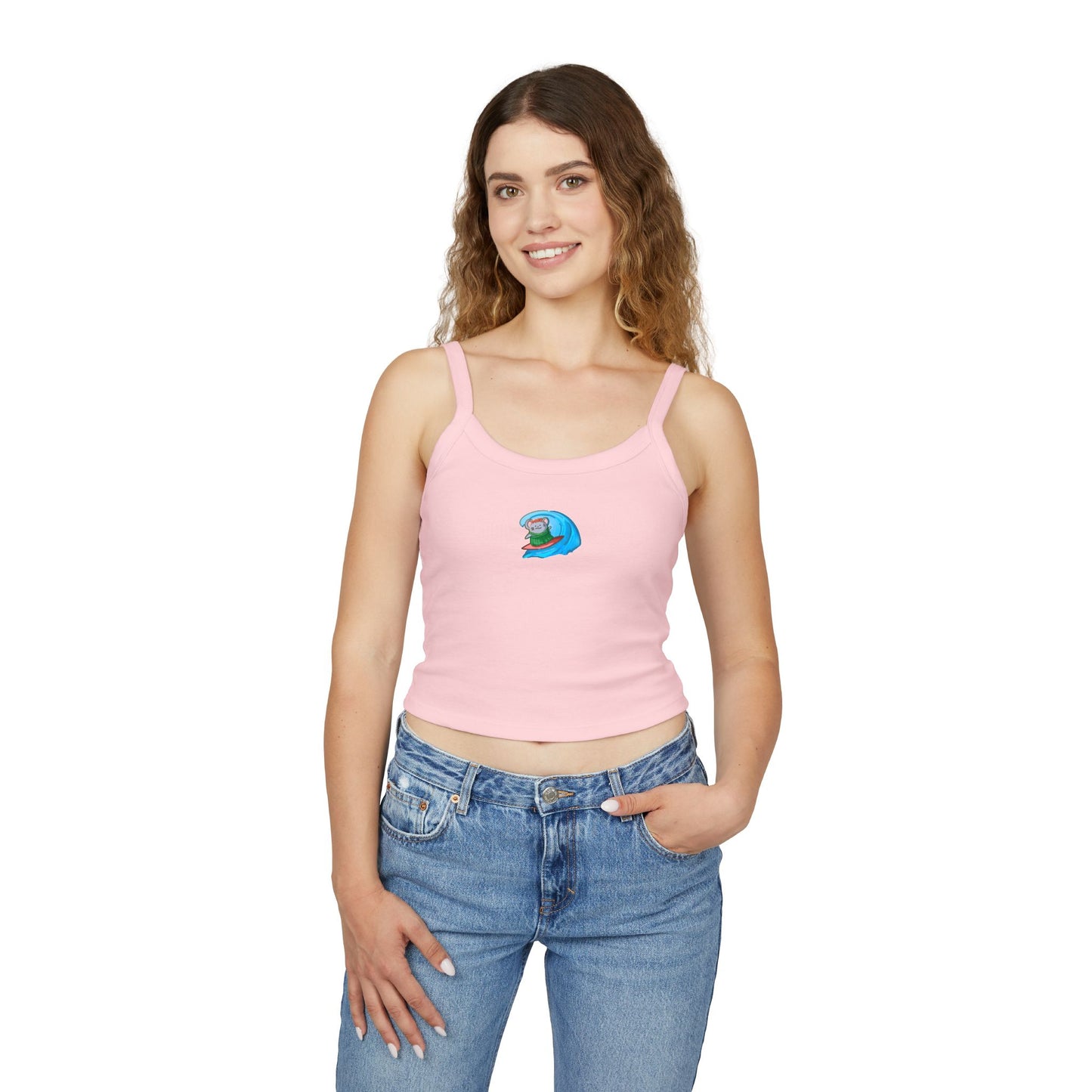 Surfing Mouse Tank Top - Women's Spaghetti Strap