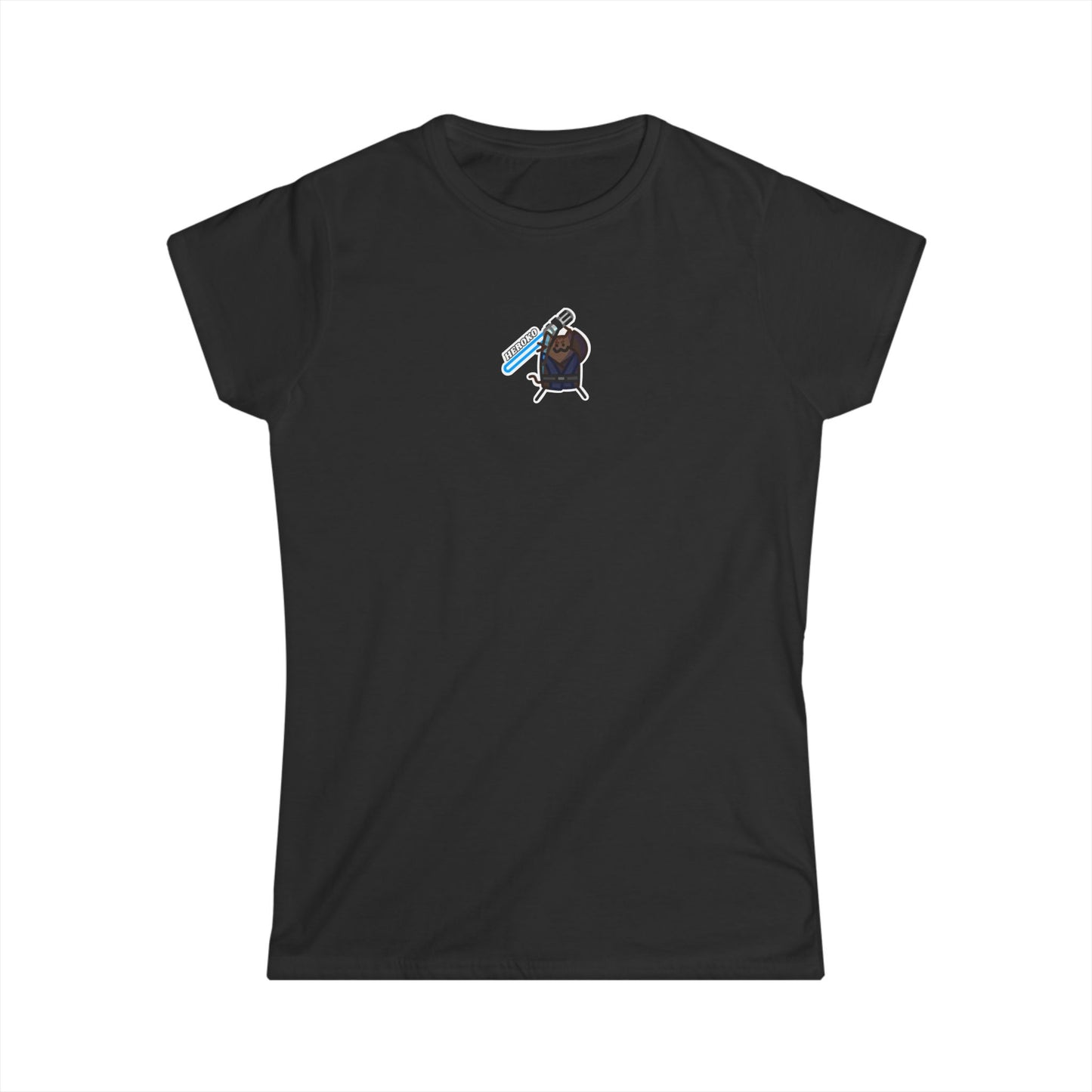 Slim Fit Tee - Jedi Cat Design