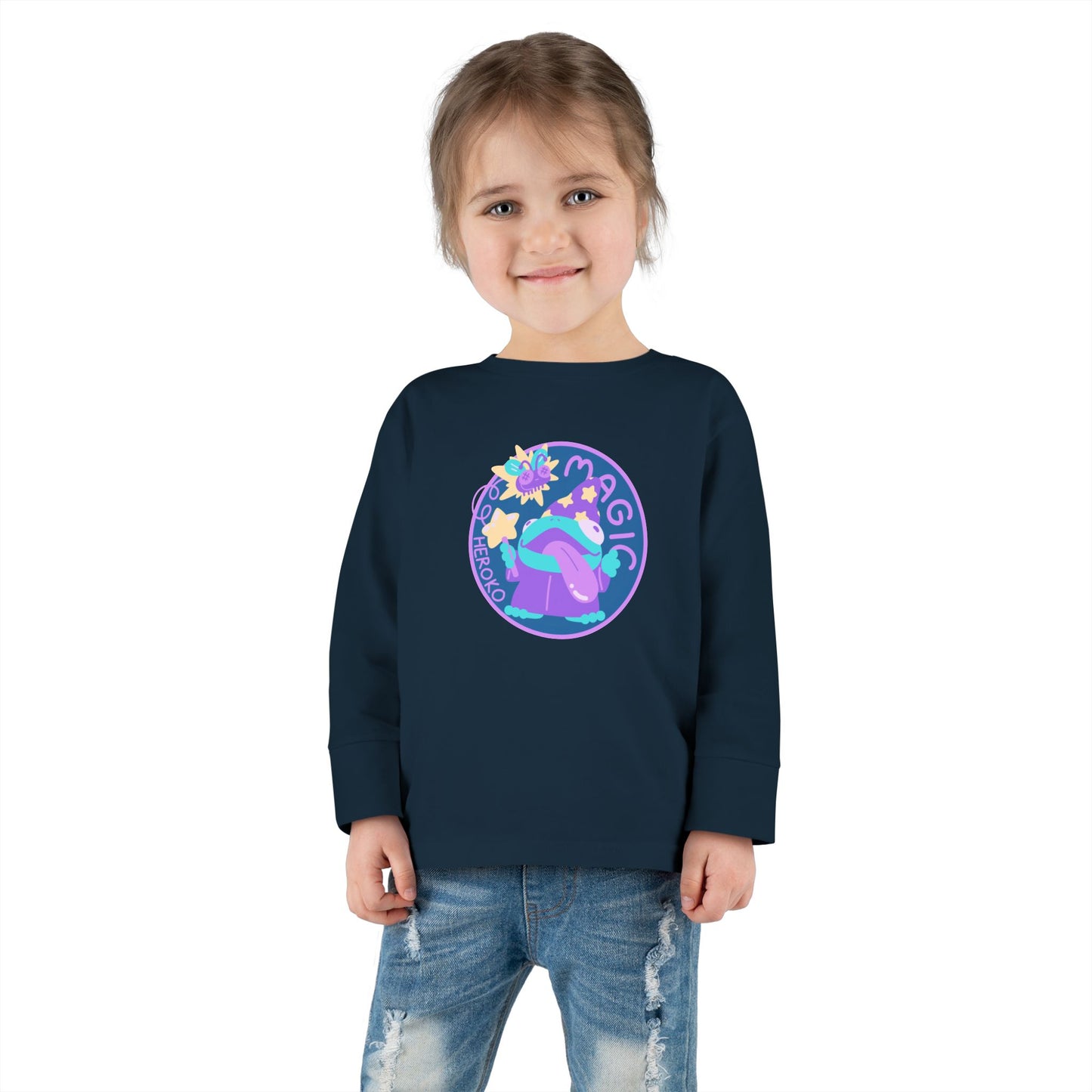 Toddler's MAGIC FROG PATCH Long Sleeve Tee