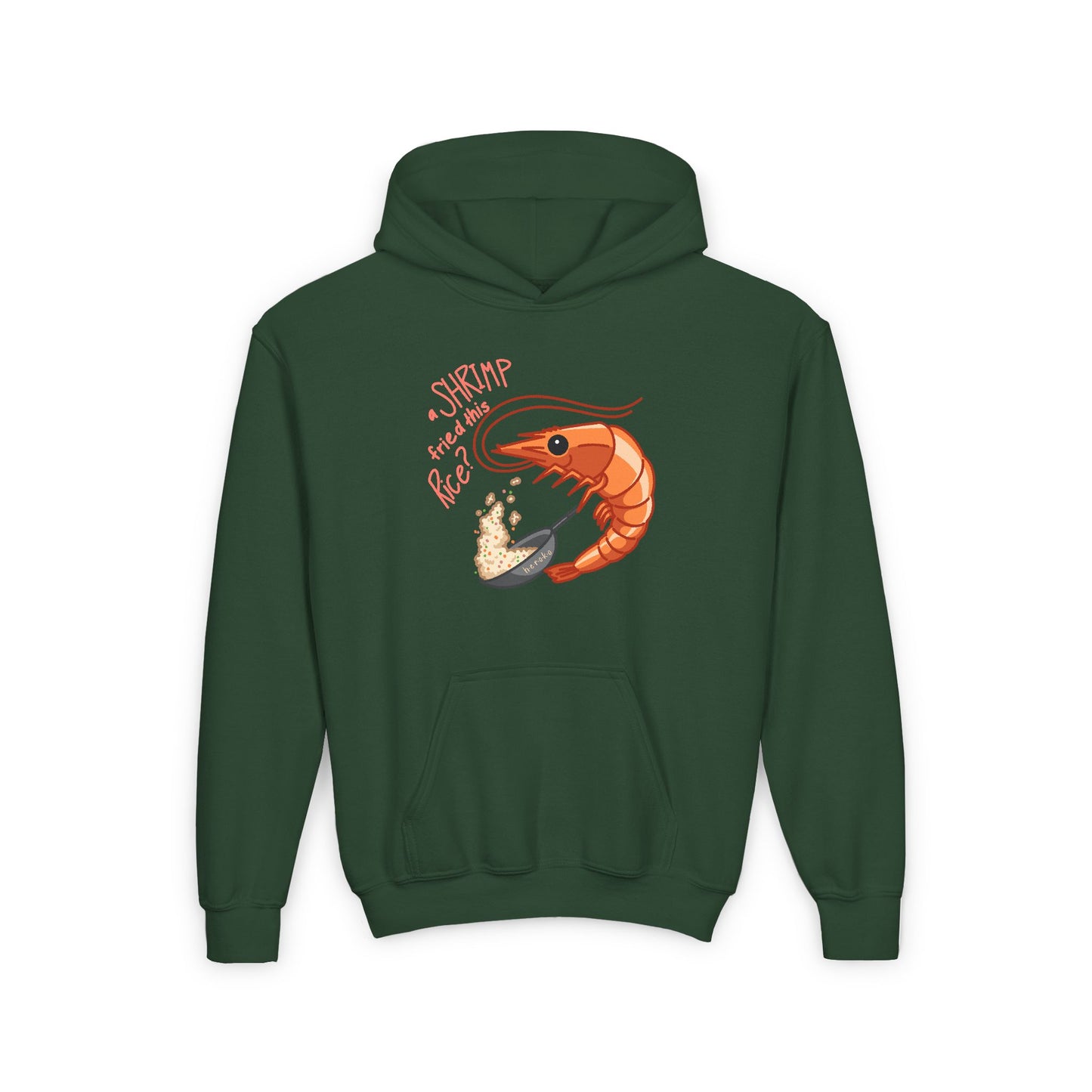 Youth SHRIMP FRIED RICE Hooded Sweatshirts