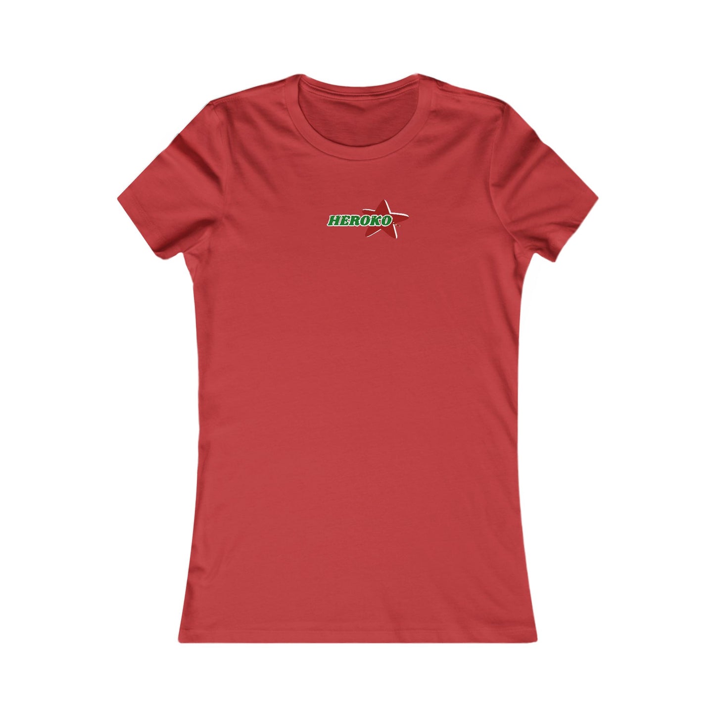 Women's HEROKO CHRISTMAS STAR Slim Fit Favorite Tee