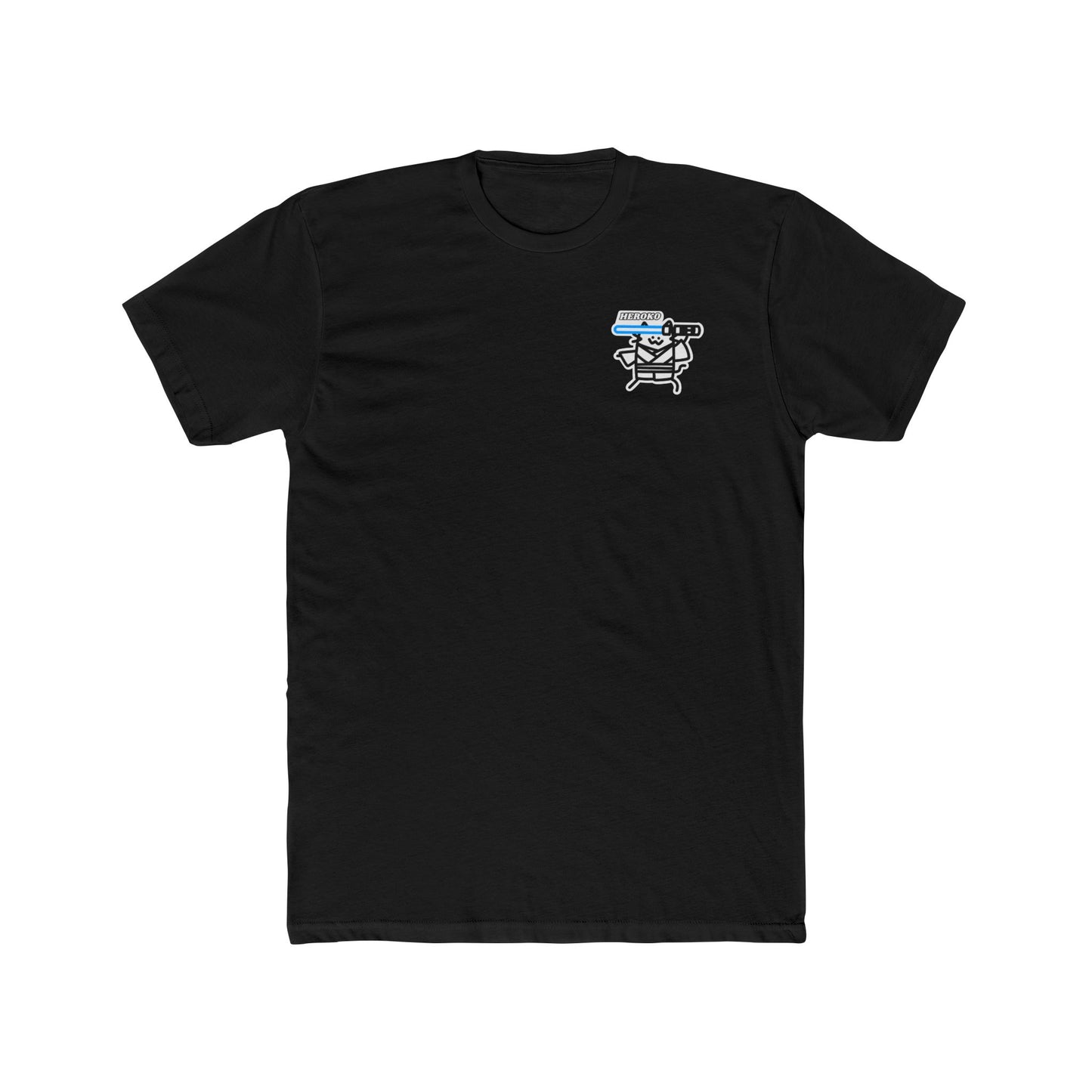 Jedi Cat B&W Unisex Cotton Tee