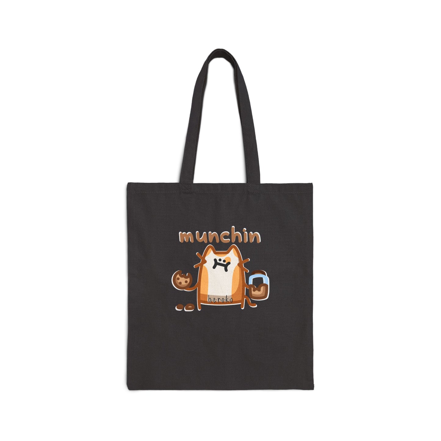 CATS MUNCHIN COOKIES Cotton Canvas Tote Bag