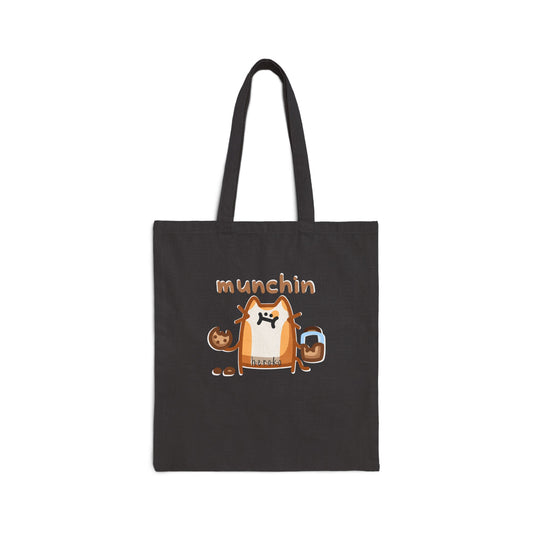 CATS MUNCHIN COOKIES Cotton Canvas Tote Bag