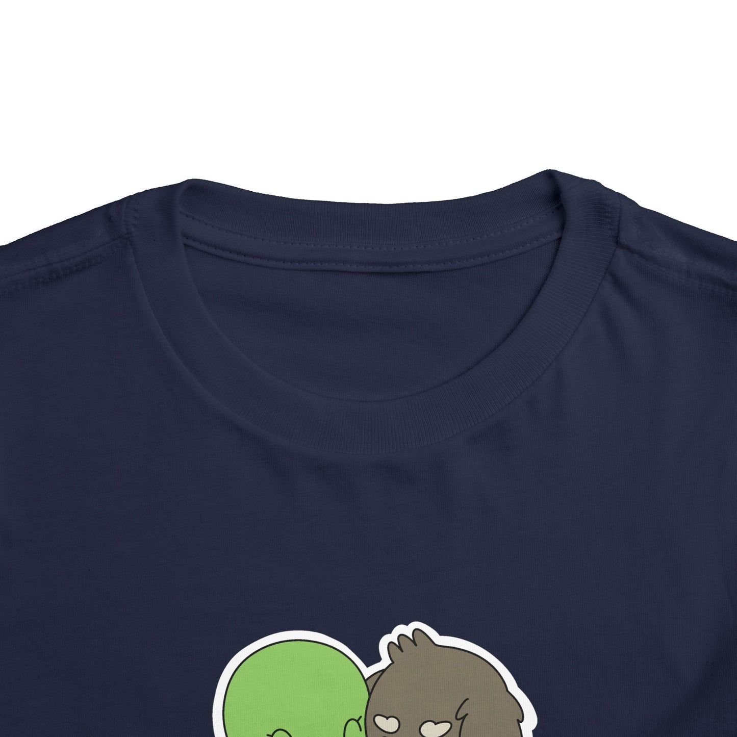 Toddler Tee — Cute "The Second Race" Cartoon Turtle & Puppy Graphic