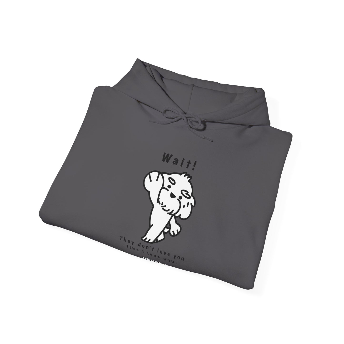 Adults WAIT! DOG MEME Hoodie