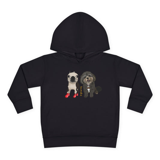 Toddler's 2 DOGS Pullover Hoodie