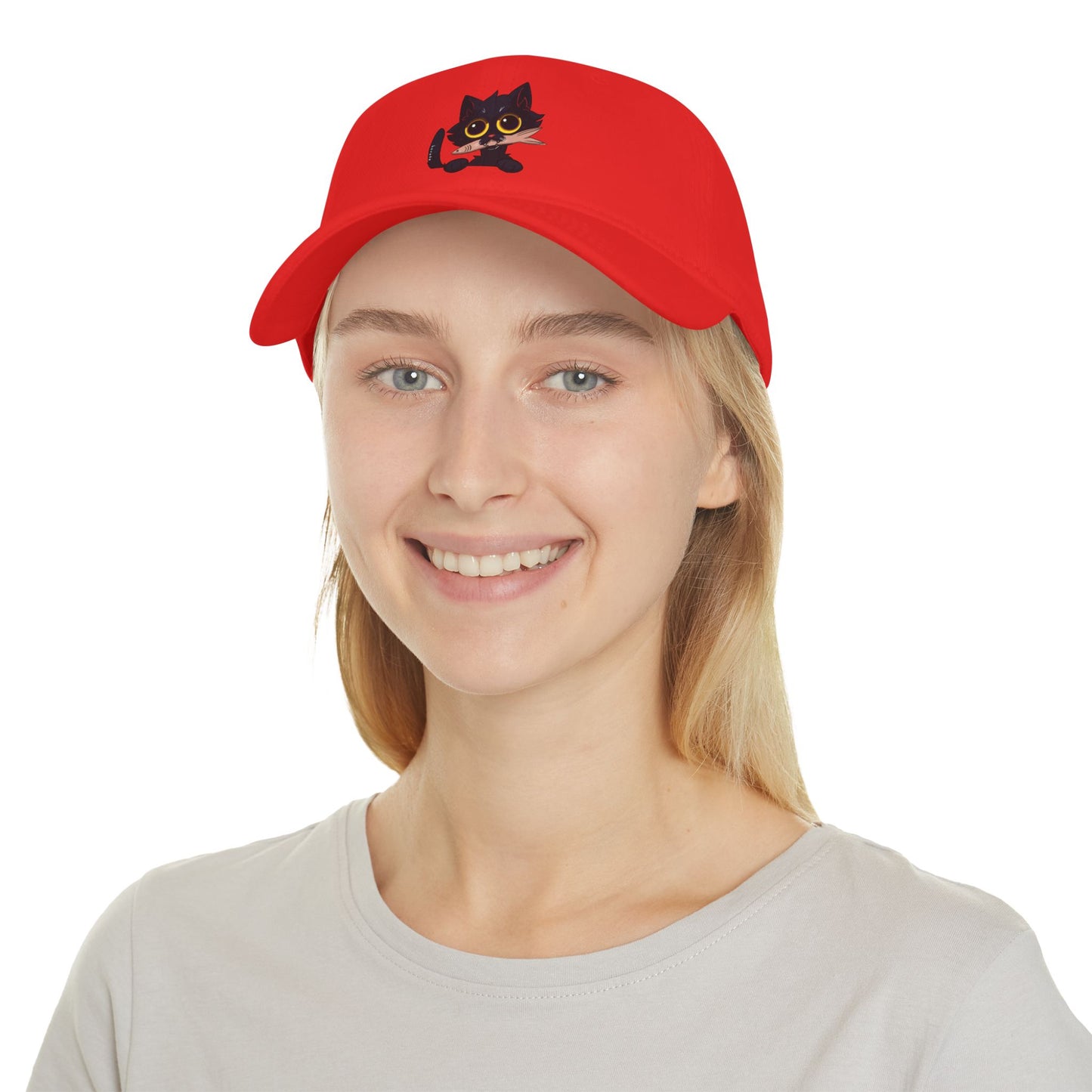 BLACK CAT Low Profile Baseball Cap/Hat