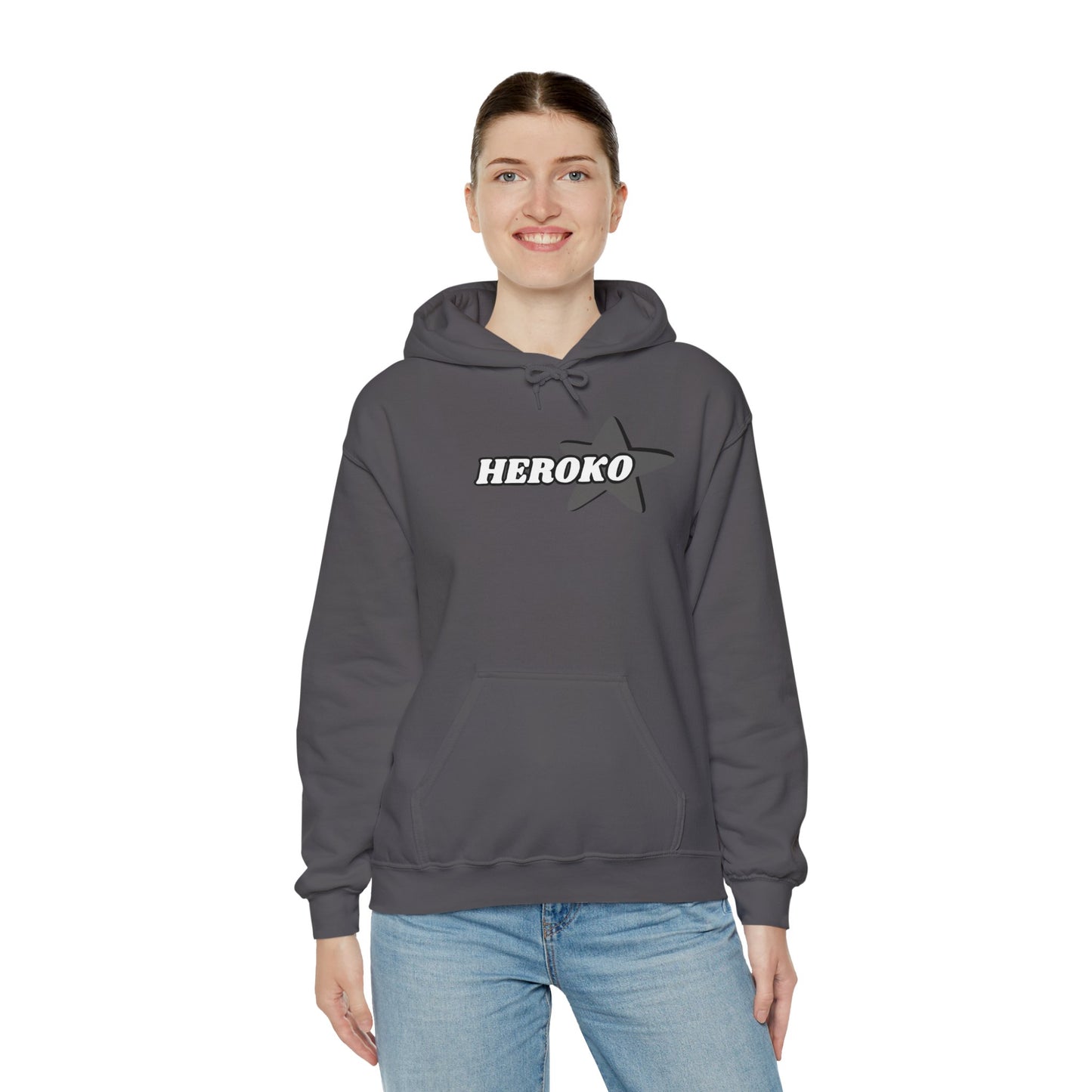 Adults HEROKO B&W STAR Hoodie